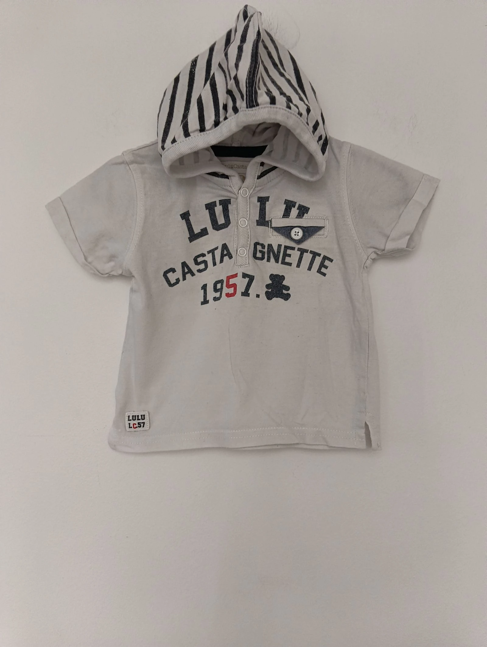 Tee-shirt Lulu castagnette 6 MOIS 